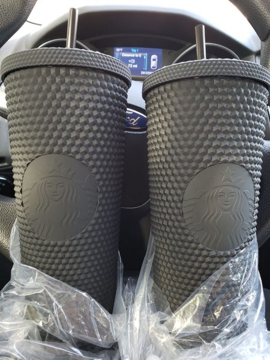 starbucks black matte tumbler