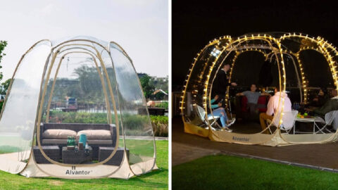 This Giant Bubble Tent Makes The Perfect Outdoor Retreat Even When It’s Cold Out
