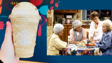 This Starbucks Golden Girls Cheesecake Frappuccino Is Meant To Be Shared With A Friend
