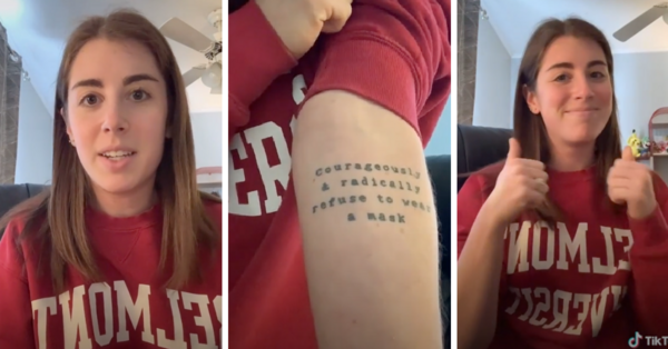 This Lady’s Pre-Pandemic Tattoo Might Just Win The Award For The Worst Tattoo Ever