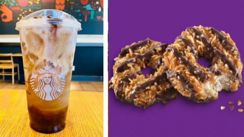 Look Out Girl Scouts, Starbucks Has A Samoas Cold Brew That Is Impossible To Resist
