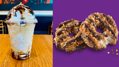 Craving Girl Scout Cookies? Try This Starbucks Secret Menu Samoas Frappuccino