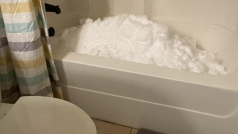 People Are Filling Their Bathtubs with Snow and I Wish I Would Have Thought of That