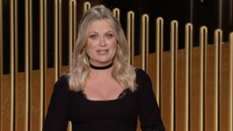 Amy Poehler Is Going With Gen Z And Sporting The Middle Part In Her Hair