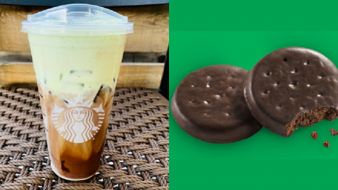 This Starbucks Thin Mints Cold Brew Is A Caffeinated Dream Come True