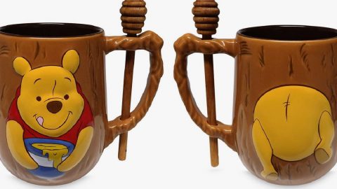 Disney Is Selling A ‘Winnie the Pooh’ Coffee Mug With An Adorable Honey Dipper Spoon!