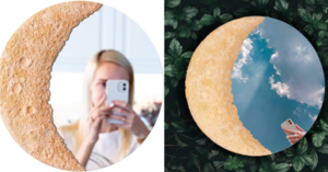 This Vintage Crescent Moon Mirror Is Perfect For The Person Who Loves Astronomy