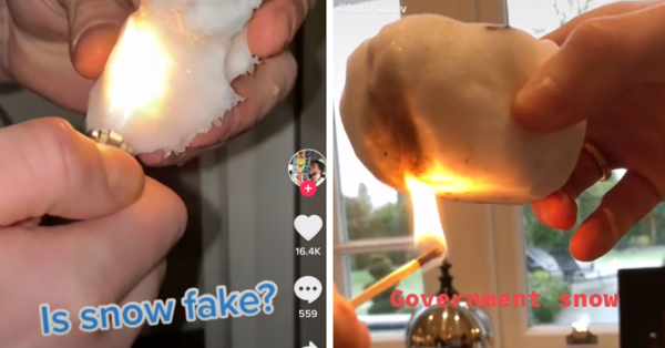 People Are Claiming The Snow In Texas Is Fake And That It Was Sent By Bill Gates