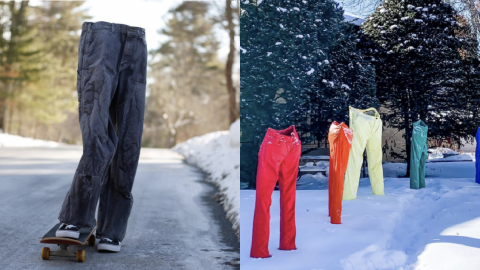 Pants Are Standing Up On Their Own Outside. Here’s Why.