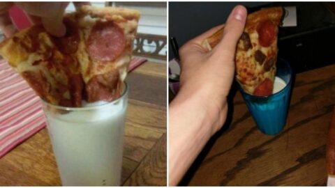 Dipping Pizza In Milk Is The New Hot Food Trend and I Feel Bad For The Pizza