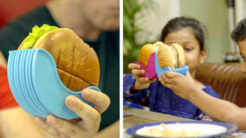 This ‘Burger Buddy’ Helps You Enjoy Burgers Without All The Mess