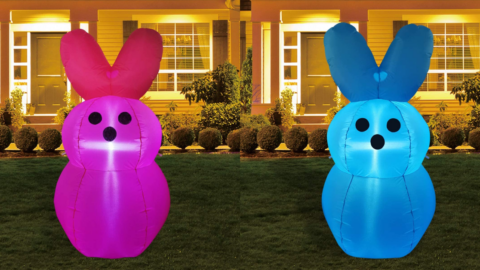 You Can Get A Giant Inflatable Peeps Bunny For Your Yard And I’ll Take Two