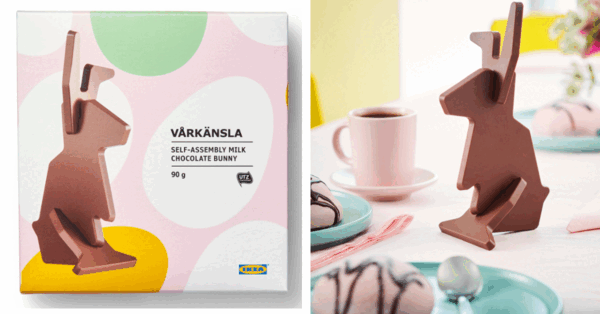 IKEA Is Selling Chocolate Easter Bunnies That You Have To Assemble