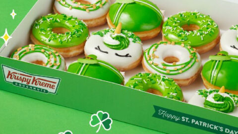 Krispy Kreme Has New St. Patrick’s Day Donuts Including A Unicorn One That Is Pure Magic