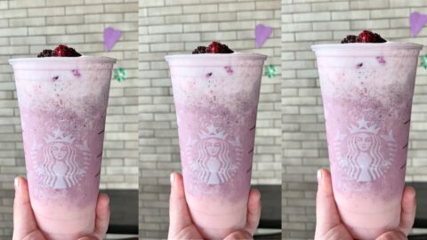 You Can Get a Purple and Pink Frappuccino from Starbucks that will give you ALL The Pastel Vibes