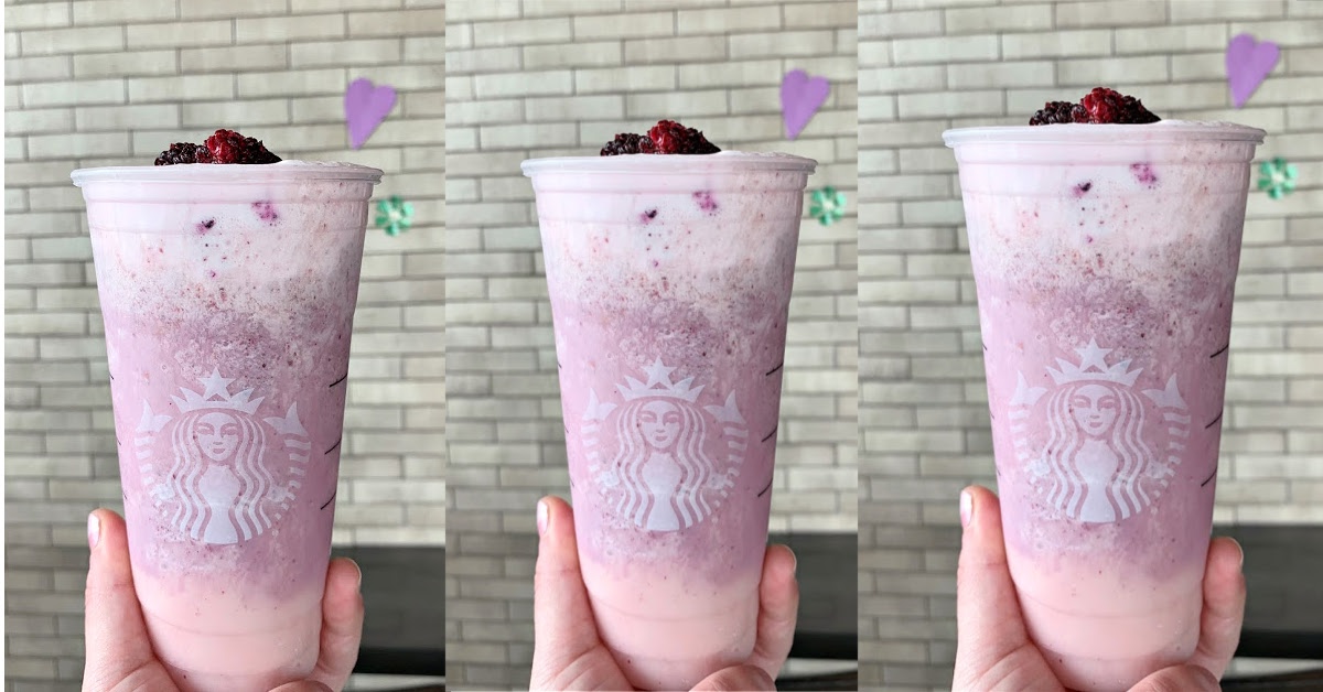 You Can Get a Purple and Pink Frappuccino from Starbucks that will give you ALL The Pastel Vibes