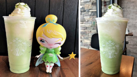 Sprinkle Some Pixie Dust in Your Day with This Tinkerbell Frappuccino from Starbucks
