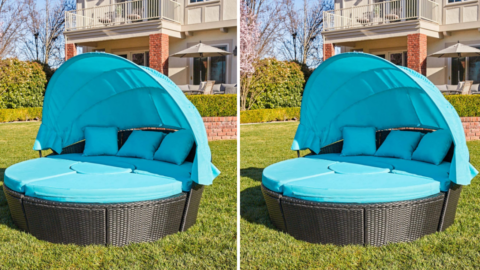 You Can Get An Outdoor Canopy Sofa To Take Summer To The Next Level