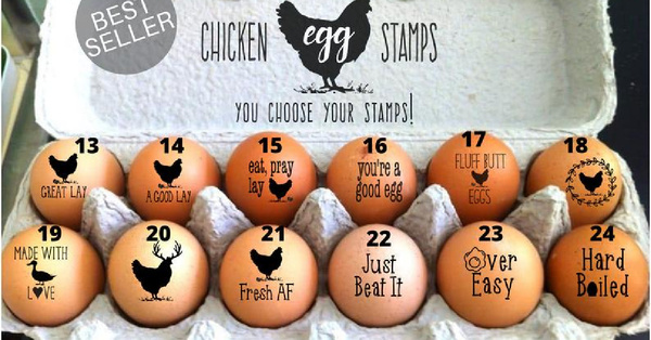 Every Chicken Owner Needs These Chicken Egg Stamps Right Now