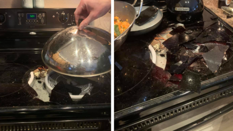 Never Place A Hot Lid Face Down On Your Glass-Top Stove. Here’s Why.