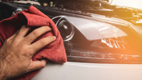 This 2-Ingredient Paste Will Keep Your Car’s Headlights Squeaky Clean
