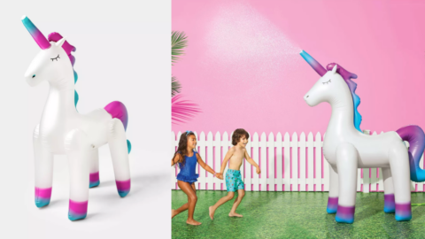 Target Is Selling A $20 Inflatable Unicorn Sprinkler For Magical Fun In The Sun