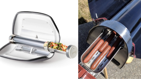 You Can Get A Portable Grill That Runs Off Solar Power and It’s The Coolest Thing To Take Camping