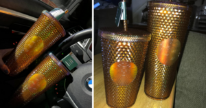 Starbucks Released A Gold Studded Tumbler That’ll Have You Feeling Fancy