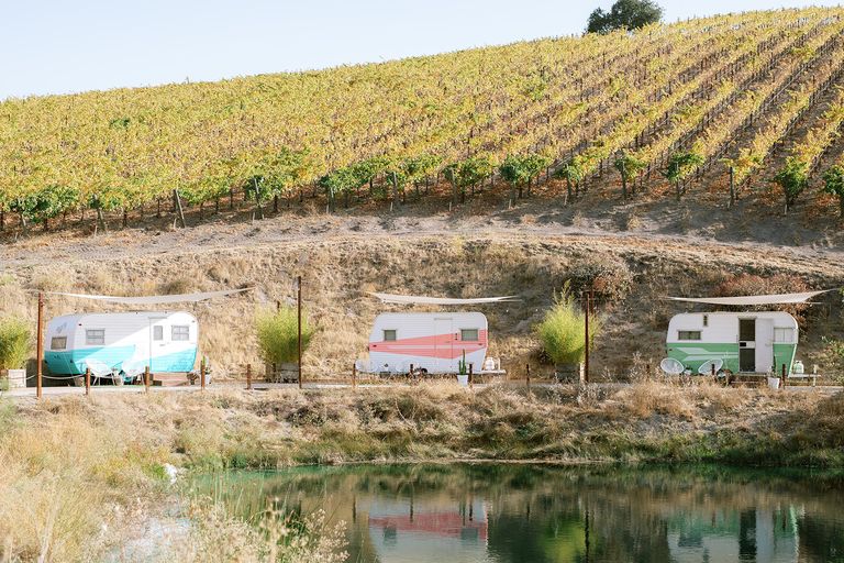 You Can Drink Wine In Vintage Campers In A Beautiful Vineyard And I Am Packing My Bags