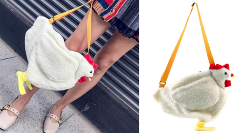 People Are Going Crazy Over This Fluffy Chicken Purse and I Need It