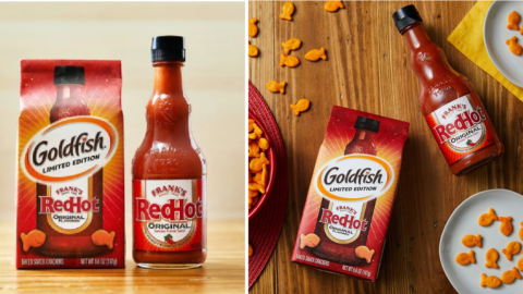 Frank’s RedHot And Goldfish Crackers Are Teaming Up To Bring Us One Delicious Cracker