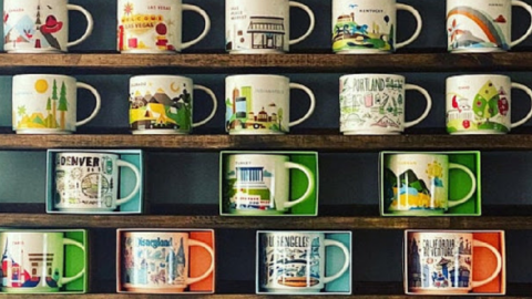 Here Are Some Ways To Display Your Starbucks Tumblers And Mugs