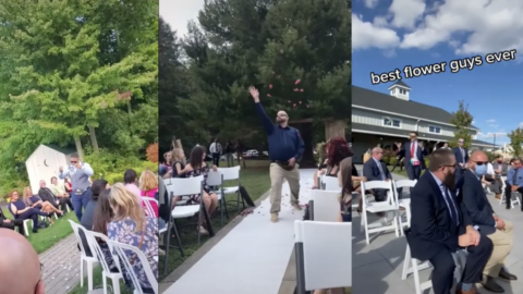 ‘Flower Men’ Are The Hot New Wedding Trend And It’s Hilariously Awesome