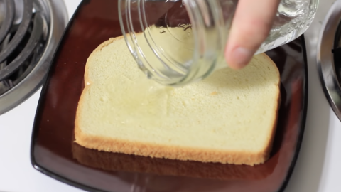 People Are Pouring Vinegar On Slices Of Bread and I Am Trying It