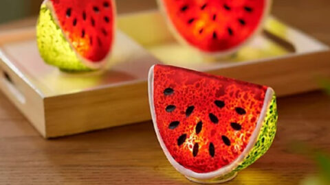 These Glass Watermelons Light Up And They Are Perfect For Summer Gatherings