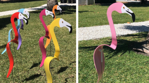 You Can Get Dancing Flamingos For Your Yard So You Can Flock Your Way To Summer