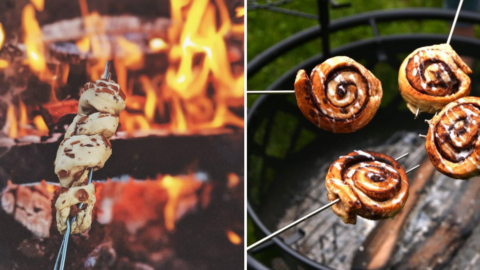 People Are Roasting Cinnamon Rolls Over A Campfire And It’s Pure Genius