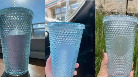 Starbucks Has A New Ice Blue Studded Tumbler and It’s Giving Me All The Frozen Vibes