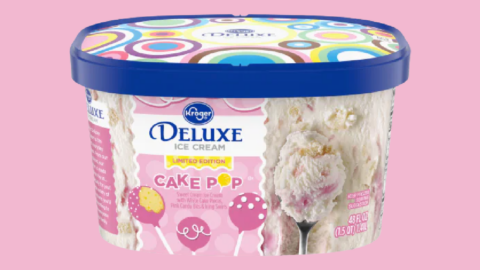 Move Over Starbucks, Kroger Has A New Ice Cream Stuffed With Cake Pop Pieces You’ll Want To Eat By The Spoonfuls