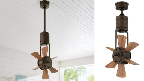 Home Depot Is Selling A Windmill Ceiling Fan That Blows Air Sideways For The Coolest Way To Keep Cool