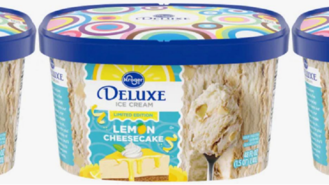 Kroger Has A New Deluxe Lemon Cheesecake Ice Cream And I Have To Have It