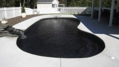 Black Bottom Pools Are The New Trend For People Who Have A Dark Soul