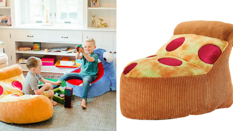 You Can Get A Pizza Shaped Beanbag Chair For The Perfect Spot To Chill