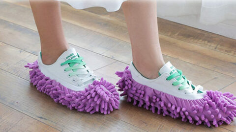 Dust Mop Slippers Are Here To Make Cleaning Fun and I Want A Pair In Every Color
