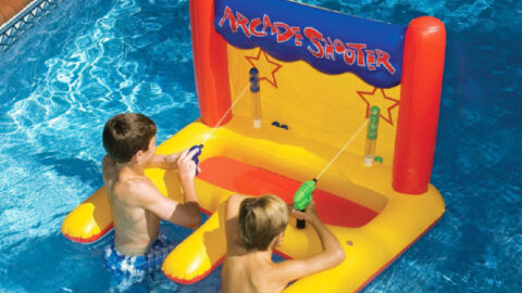 You Can Get An Inflatable Arcade Shooter Pool Float To Bring The Carnival Games To You