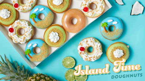 Krispy Kreme Just Released Island Time Donuts and I Call Dibs On The Pina Colada