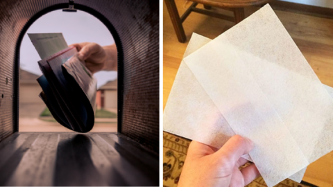 If You See A Dryer Sheet Left In Your Mailbox, This Is What It Means.