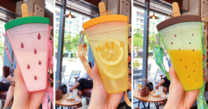 These Colorful Water Bottles Are Designed To Look Like Fruit Popsicles And I Want All of Them