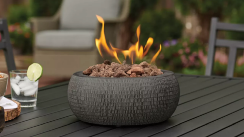 Target Is Selling A Smokeless Tabletop Fire Pit That Brings The Heat Wherever You Are