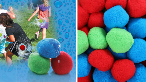 You Can Get Reusable Water Balloons That Soak Up Water And Omit The Cleanup